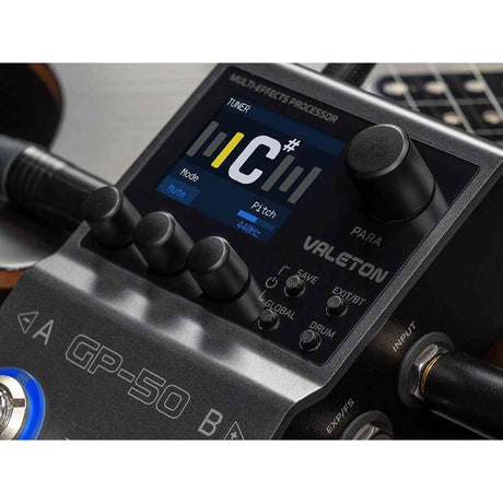Valeton GP-50 multi-effects processor – NAM & IR loader, 100+ effecten, oplaadbare batterij