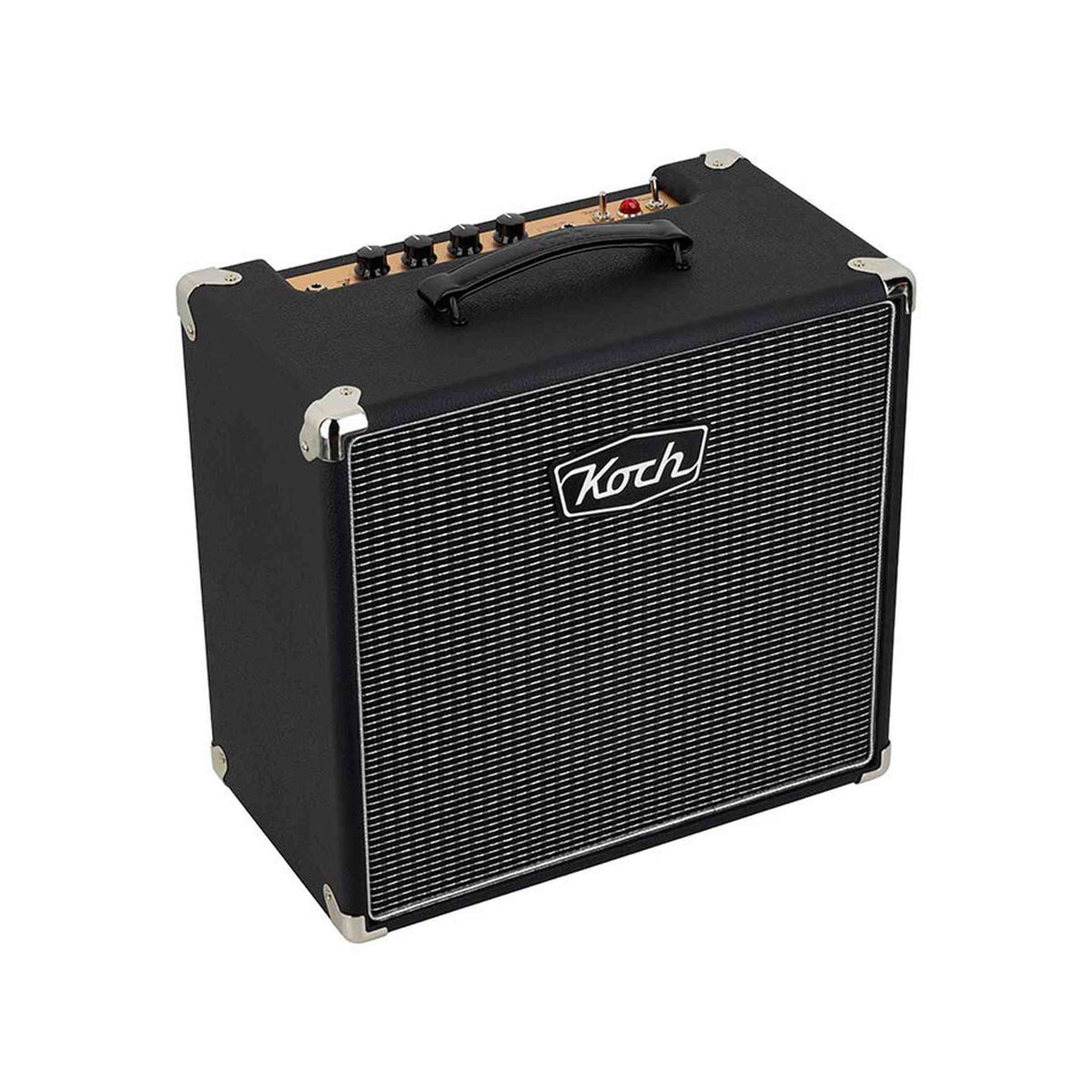 Koch D6/C110BS Durango 6 – 6W 1x10" Buizen Gitaarcombo in Zwart met Zilver Speakerdoek
