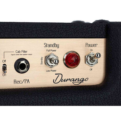 Koch D6/C110BS Durango 6 – 6W 1x10" Buizen Gitaarcombo in Zwart met Zilver Speakerdoek
