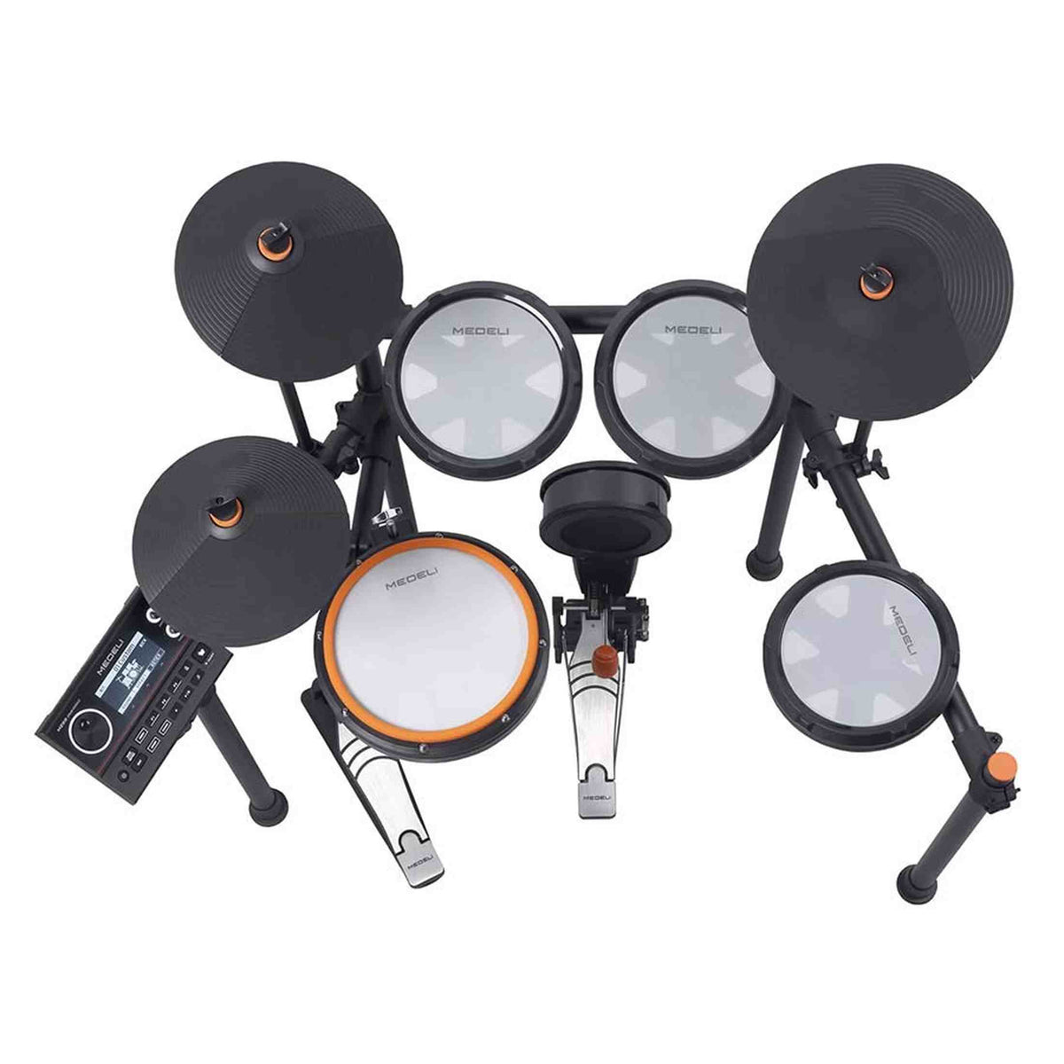 Medeli MZ537 Elektronisch Drumstel met Mesh Pads, Bluetooth Audio, USB-MIDI en 31 Drumkits