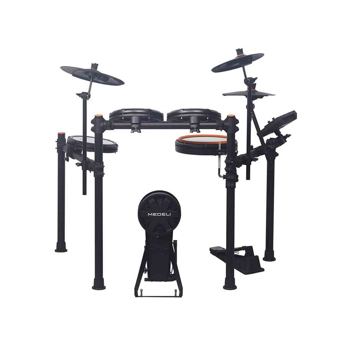 Medeli MZ537 Elektronisch Drumstel met Mesh Pads, Bluetooth Audio, USB-MIDI en 31 Drumkits