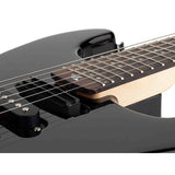 Litejam RGB24/BK Smart Learning Elektrische Gitaar Set Black 24 frets HSH RGB LED