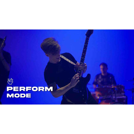 Litejam RGB24/BK Smart Learning Elektrische Gitaar Set Black 24 frets HSH RGB LED