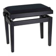 Boston PB10/1520 Pianobank, verstelbaar 48 tot 56 cm, zwart