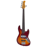 Sire V7VN A5/TS Marcus Miller 5-snarige Actieve Vintage Basgitaar Tobacco Sunburst met Elzen Body en Heritage-3 Preamp