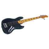 Sire V7N A5/DF Marcus Miller 5-snarige Actieve Basgitaar Dark Forest met Elzen Body en Heritage-3 Preamp