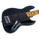 Sire V7N A5/DF Marcus Miller 5-snarige Actieve Basgitaar Dark Forest met Elzen Body en Heritage-3 Preamp
