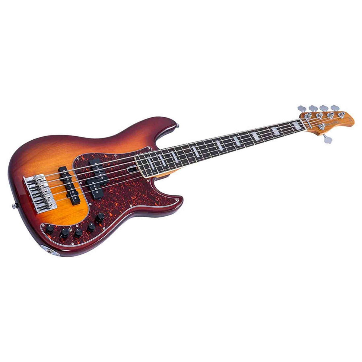 Sire P7N A5/TS Marcus Miller 5-snarige Actieve PJ Basgitaar Tobacco Sunburst met Elzen Body en Heritage-3 Preamp