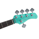 Sire V3N 5/MLG Marcus Miller 5-snarige Actieve Jazz Bas Mild Green met 2-Bands Preamp