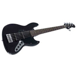 Sire V3N 5/BKS Marcus Miller 5-snarige Actieve Jazz Bas Satin Black met 2-Bands Preamp