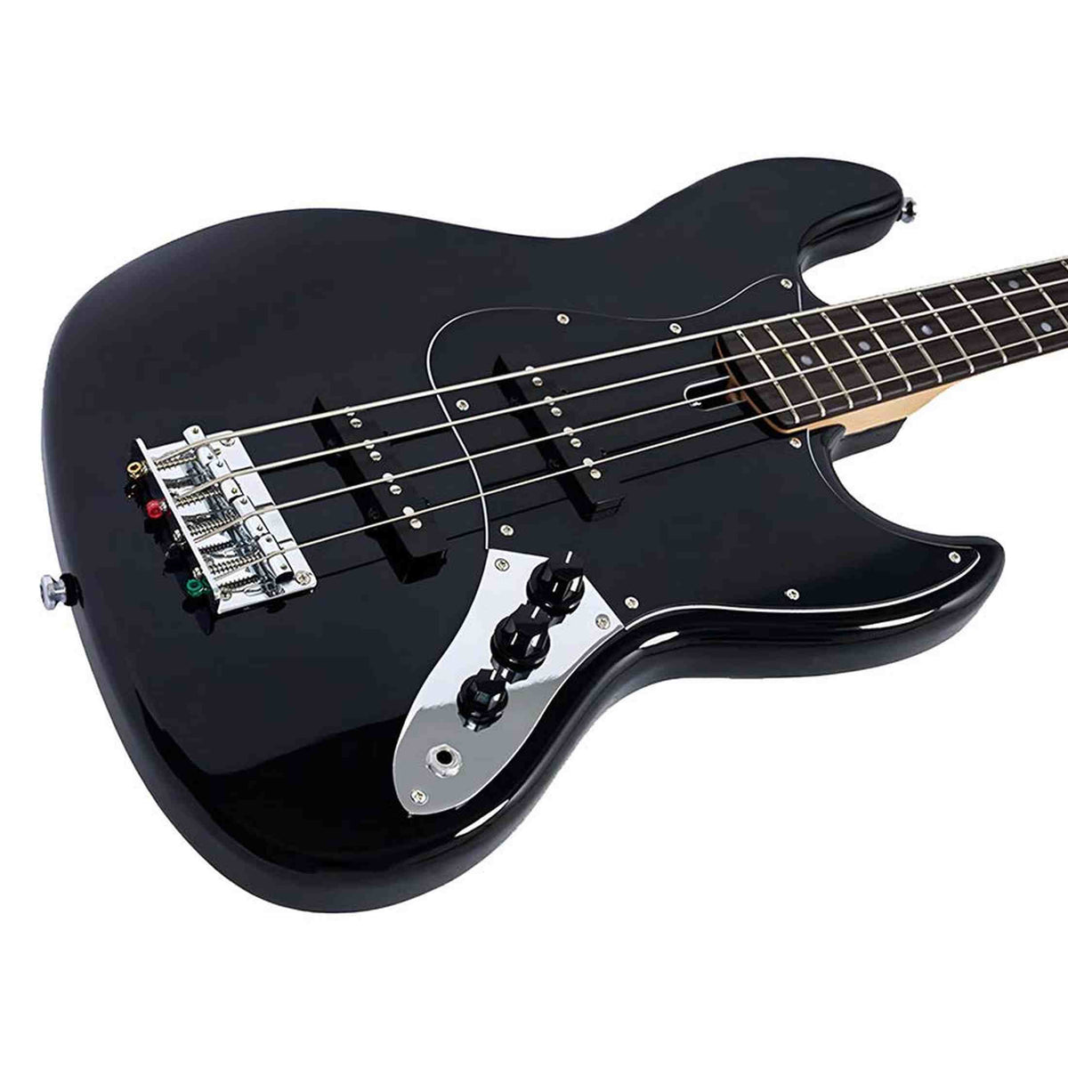 Sire V1 4/BK Marcus Miller 4-snarige Passieve Jazz Bas Zwart met Palissander Toets