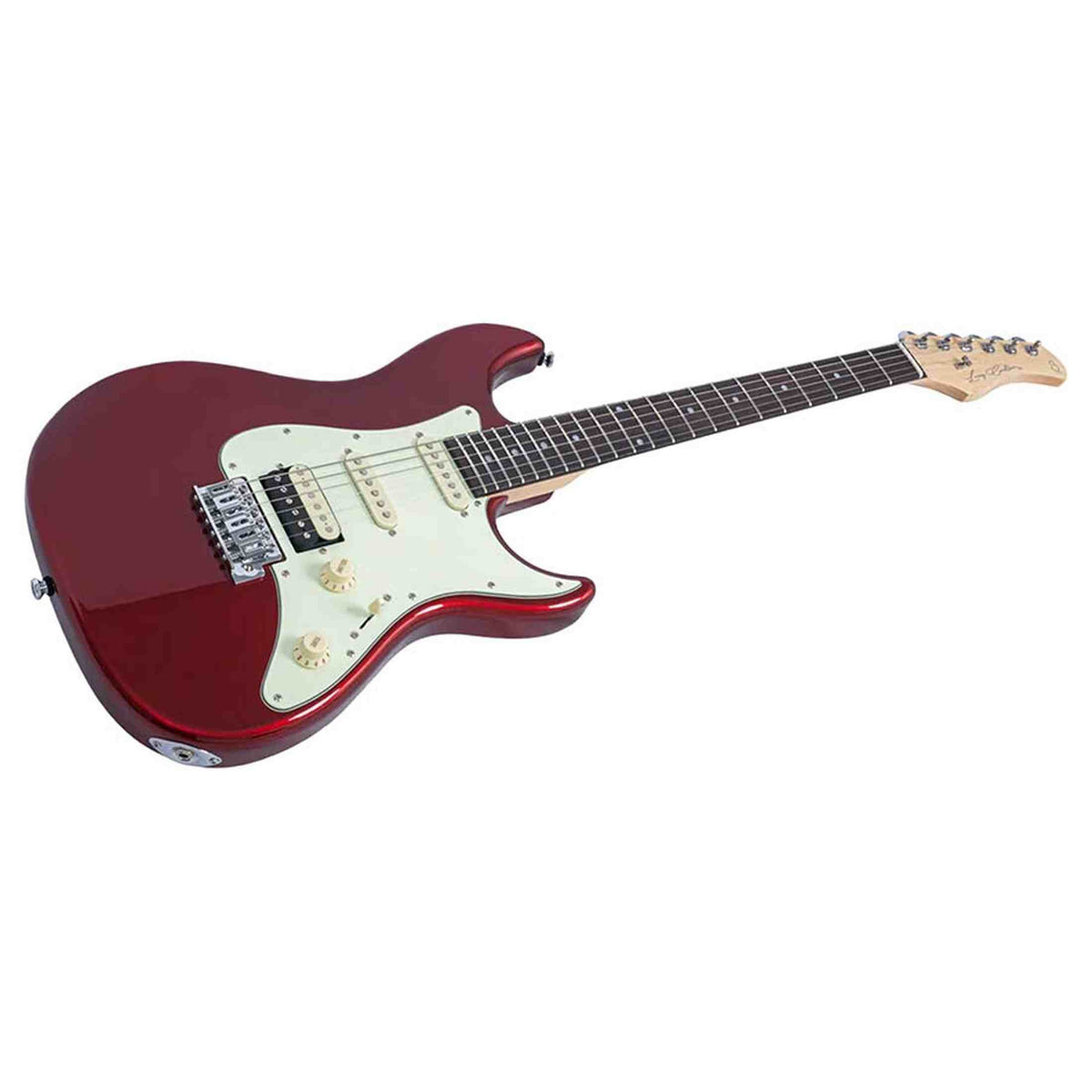 Sire S1/CAR elektrische gitaar S-style Candy Apple Red met mahonie body en rosewood toets
