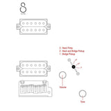 Sire X1/WHS Larry Carlton Elektrische Gitaar White Satin met Coil Split en Tremolobrug
