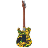 Sire T7 HH/YWSW Larry Carlton T-Style Elektrische Gitaar Yellow Swirl met Roasted Maple Hals en Locking Tuners