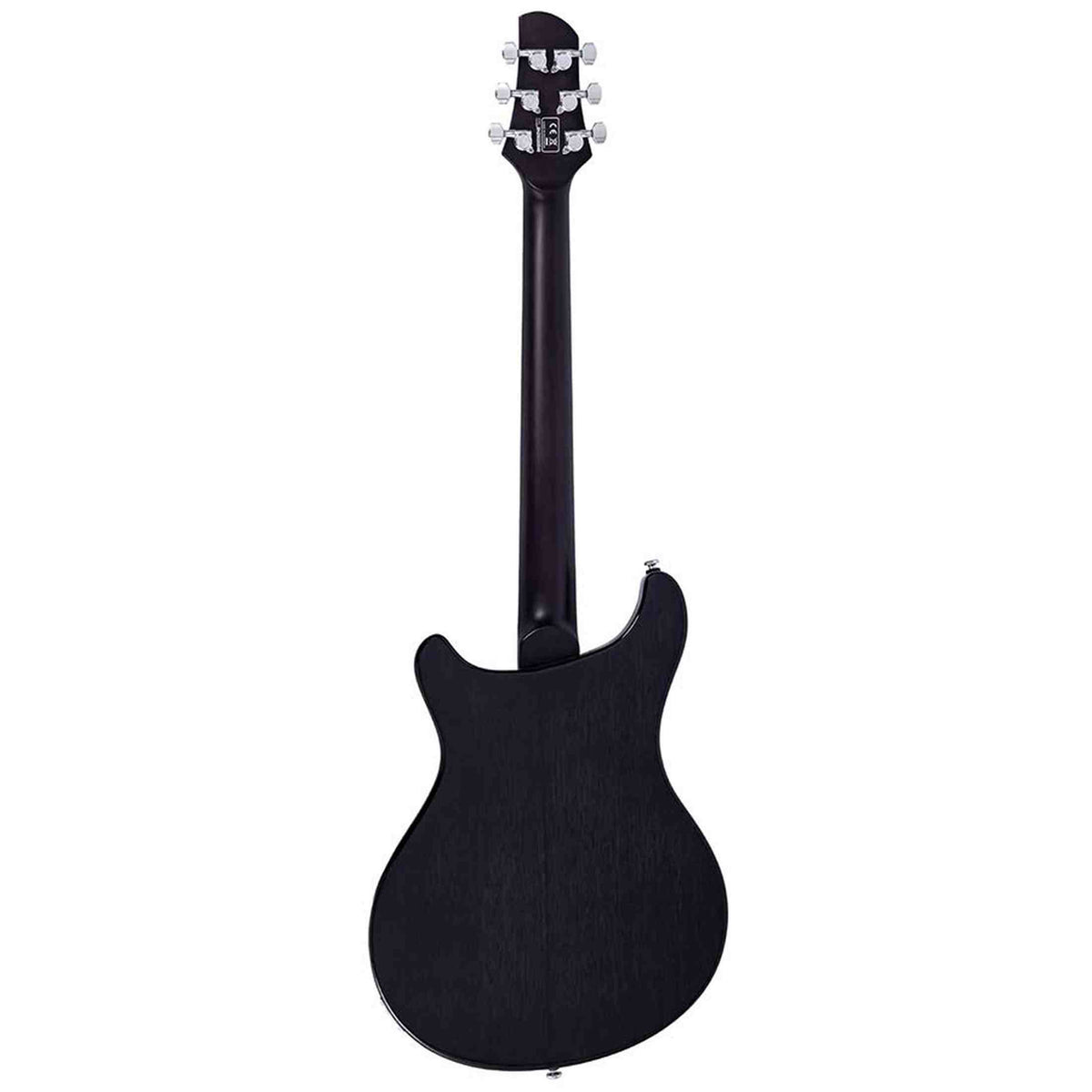 Sire Q7H/TBK Larry Carlton Hollow Elektrische Gitaar Transparent Black met Chambered Mahonie Body en Locking Tuners