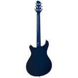 Sire Q7H/TBL Larry Carlton Hollow Elektrische Gitaar Transparent Blue met Chambered Mahonie Body en Locking Tuners