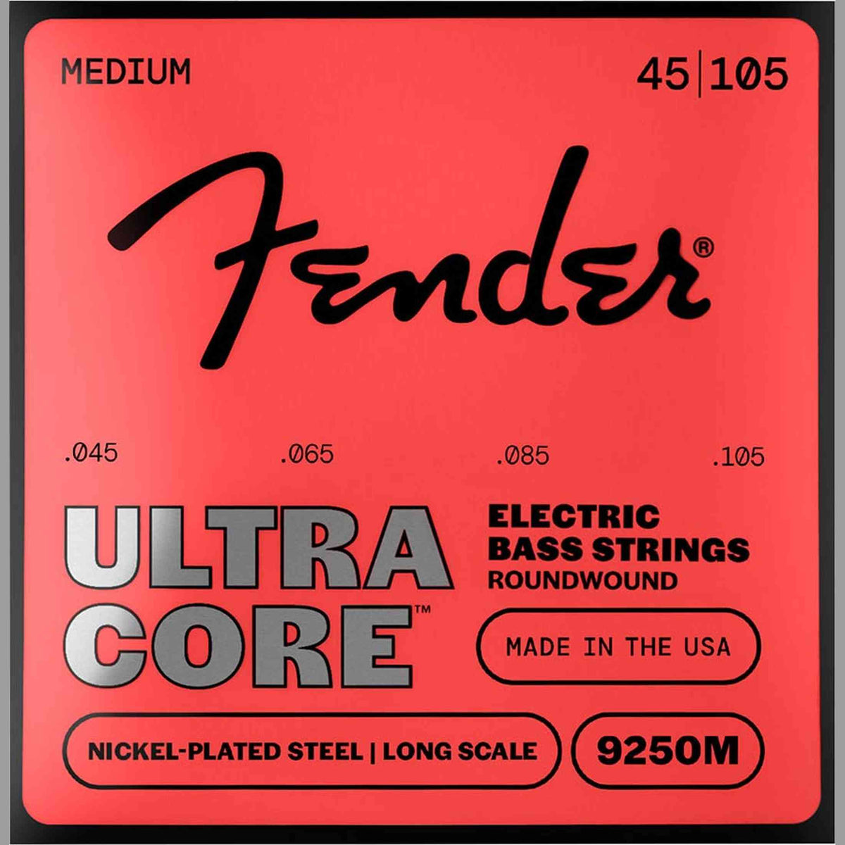 Fender 9250M UltraCore Bassnaren Nickel Plated Steel Ball End Medium 045-105