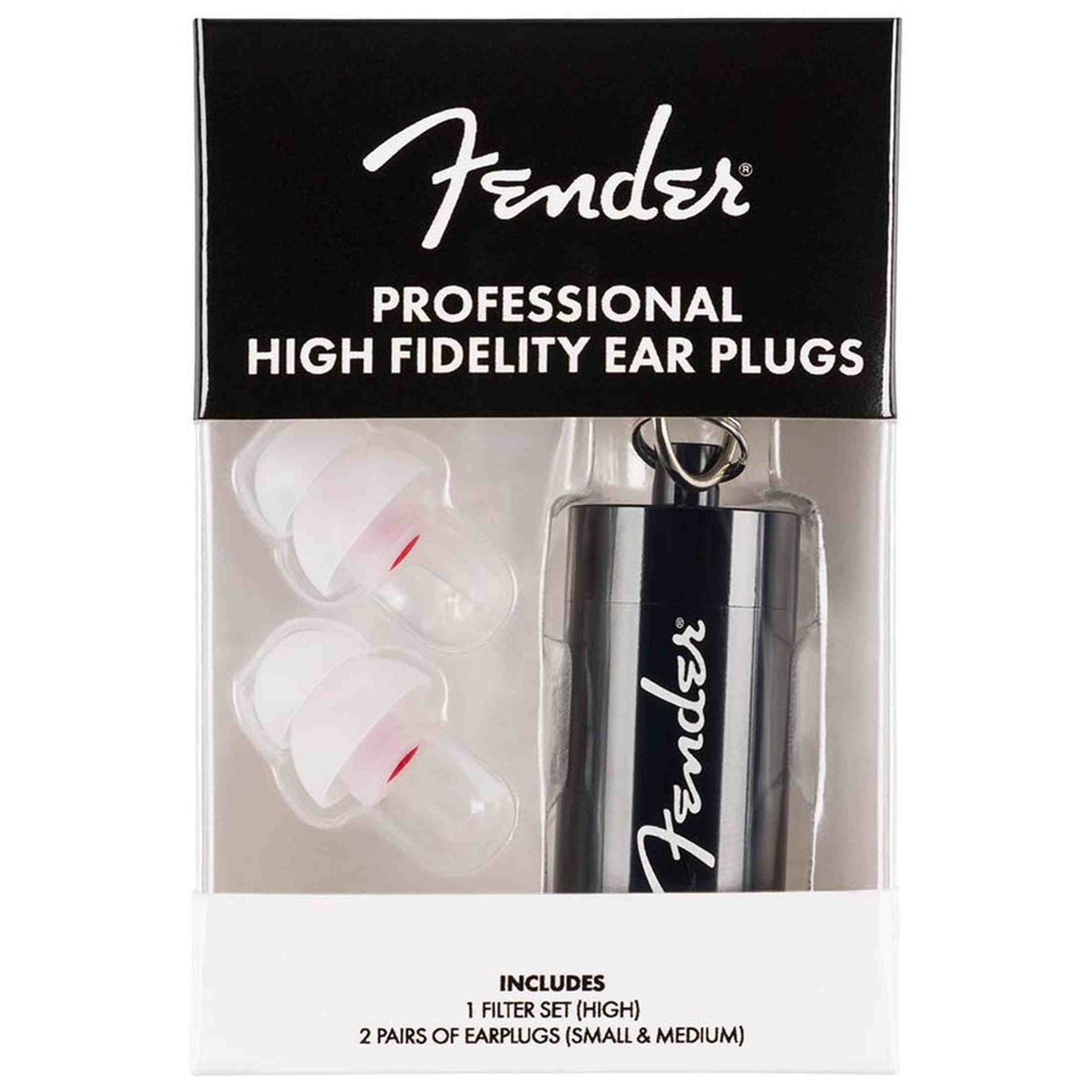 Fender 0990545002 Oordoppen Professional Hi-Fi 20dB Filter Inclusief Case
