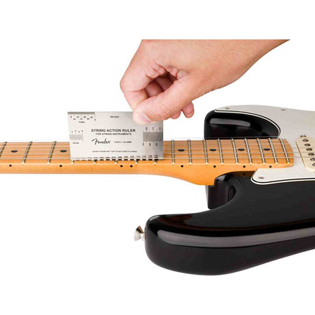 Fender 0990654050 String Action Gauge RVS Inch en mm Meetgereedschap