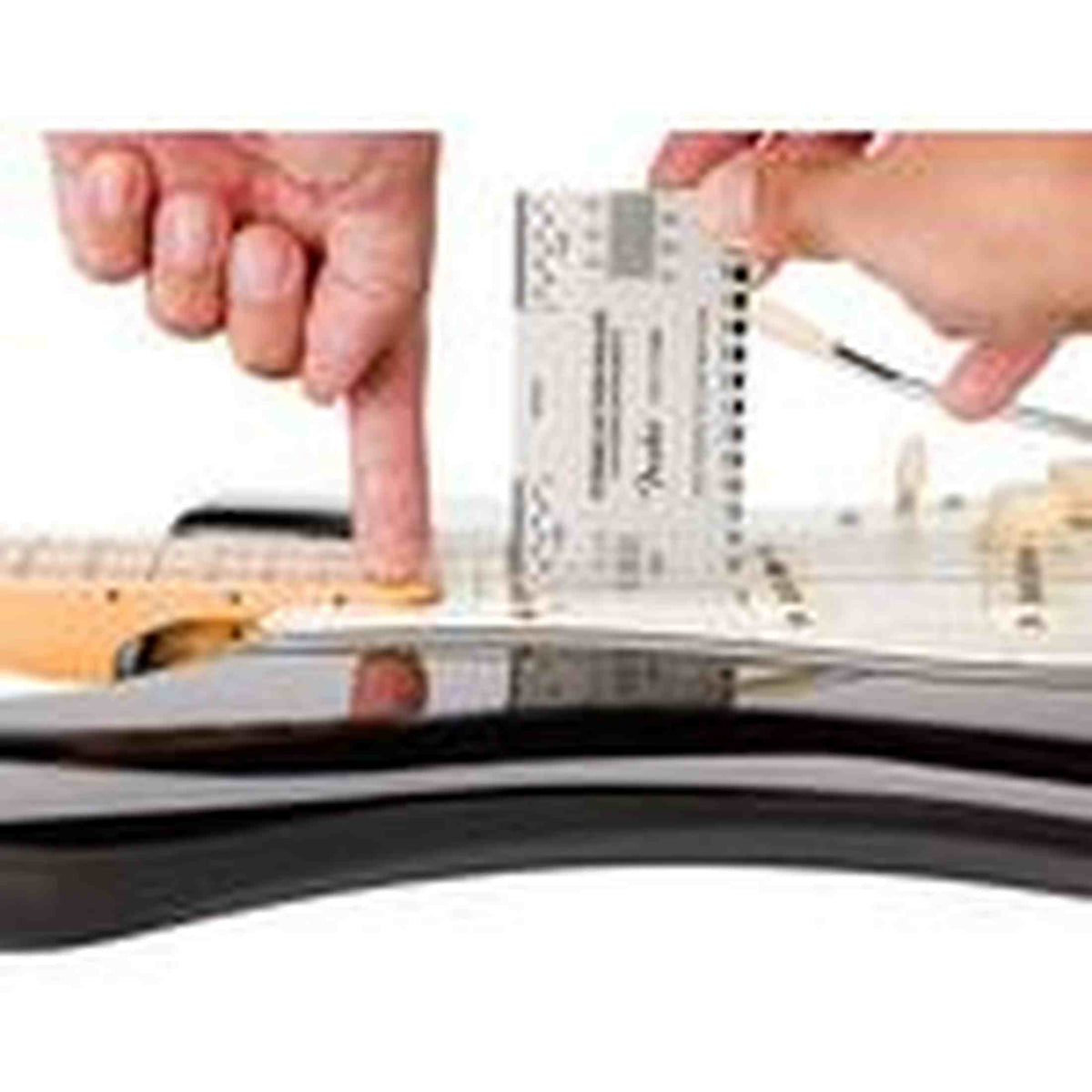 Fender 0990654050 String Action Gauge RVS Inch en mm Meetgereedschap