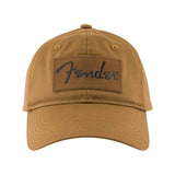 Fender 9122421204 Vintage Badge Pet Caramel Katoen Leer Patch Verstelbaar