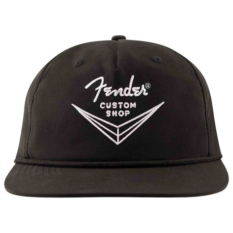 Fender 9122421212 Custom Shop Pet Zwart Nylon Katoen Flat Bill