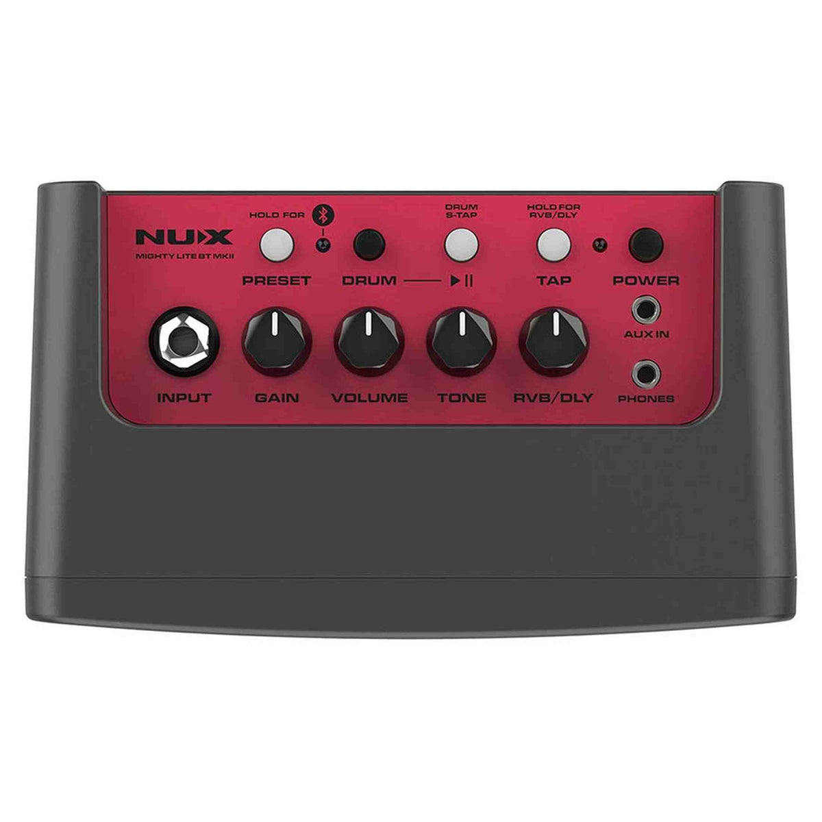 NUX Mighty Lite BT MKII Desktop Gitaarversterker met Bluetooth 3W Roze Paneel