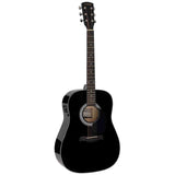 Nashville GSD-60-EBK Dreadnought Elektro Akoestische Gitaar Zwart