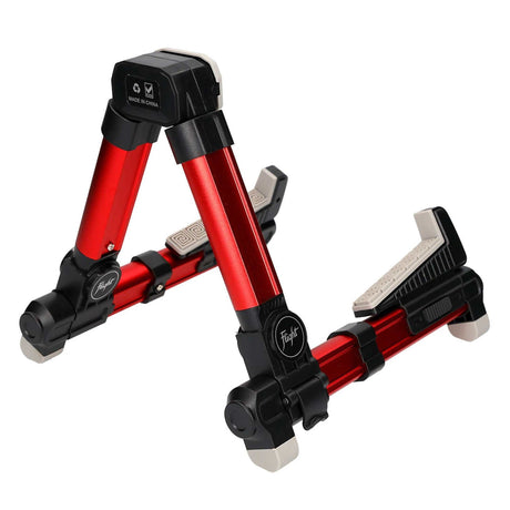Flight FLUST01-RD Aluminium Ukulele Standaard Opvouwbaar met Rubber Bescherming