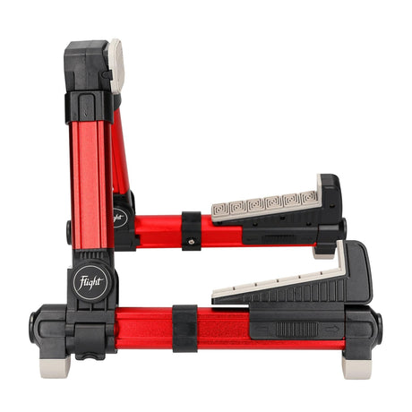 Flight FLUST01-RD Aluminium Ukulele Standaard Opvouwbaar met Rubber Bescherming