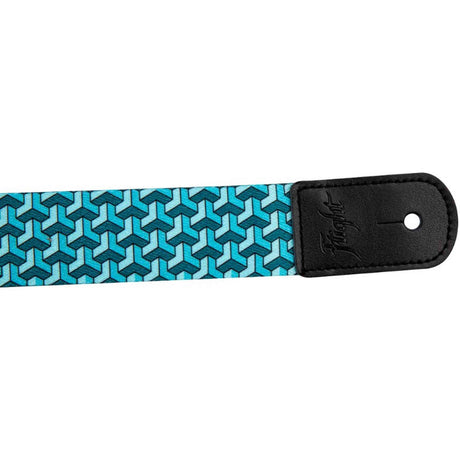 Flight S35 Trail B Ukulele Strap Poly/Leer Blauw met Outdoor Design en Verstelbare Lengte