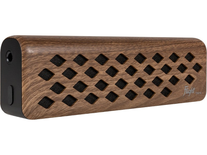 Flight Tiny6 Walnut Bluetooth Ukulele Versterker 2x3W met Oplaadbare Batterij en Walnut Afwerking