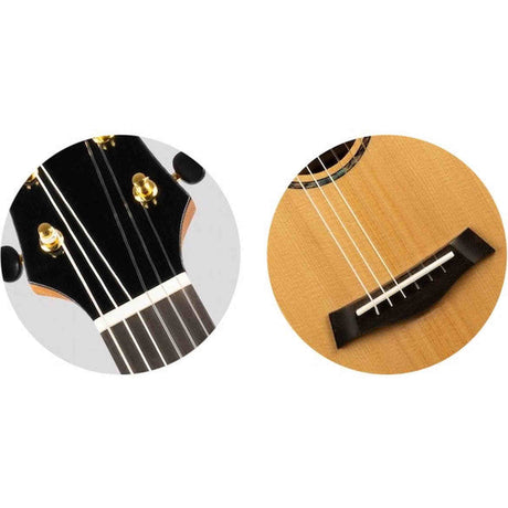 Flight ALMGUT850 GUT850 Massieve Top Guitalele