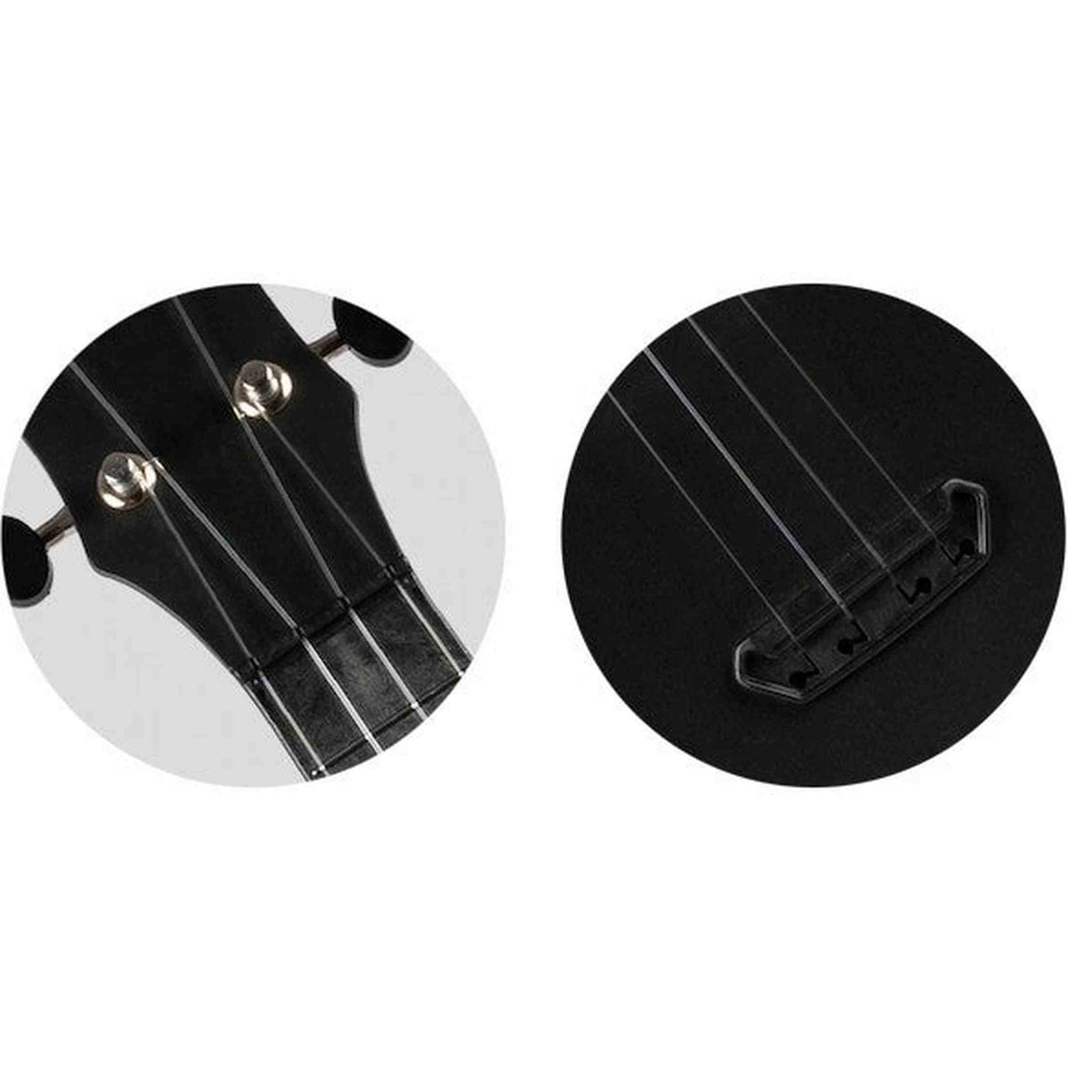 Flight UTS-35 INK Ultra Travel Soprano Ukulele met Polycarbonate Body en Fluorocarbon Snaren
