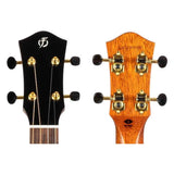 Flight Maia Baritone EQ-A Elektrisch-Akoestische Baritone Ukulele met Solid Mango Top, Rosewood Body en Stalen Snaren