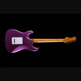 JET JS-480 VI G S-style Elektrische Gitaar HSS Alnico V Tremolo Rosewood Toets Violet met Gouden Hardware