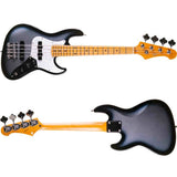 Flight Mini JB Bass Moonburst Elektrische Mini Bas Ukulele met Dual Pickups en 584 mm Mensuur