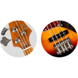 Flight Mini JB Bass Moonburst Elektrische Mini Bas Ukulele met Dual Pickups en 584 mm Mensuur