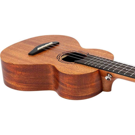Flight NUC500 Concert Ukulele met Solid Mahogany Top, Rosewood Toets en D’Addario EJ87 Snaren