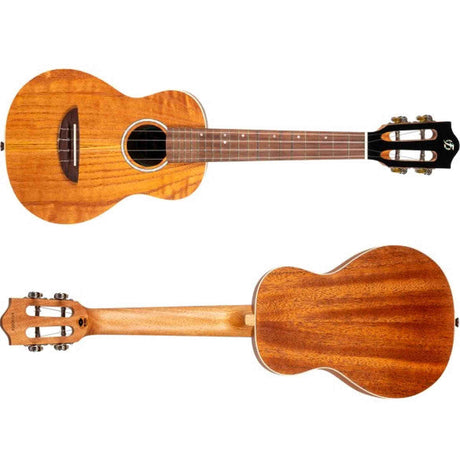 Flight Iris Concert Calantas Ukulele met Solid Calantas Top, Mahogany Body en Fluorocarbon Snaren