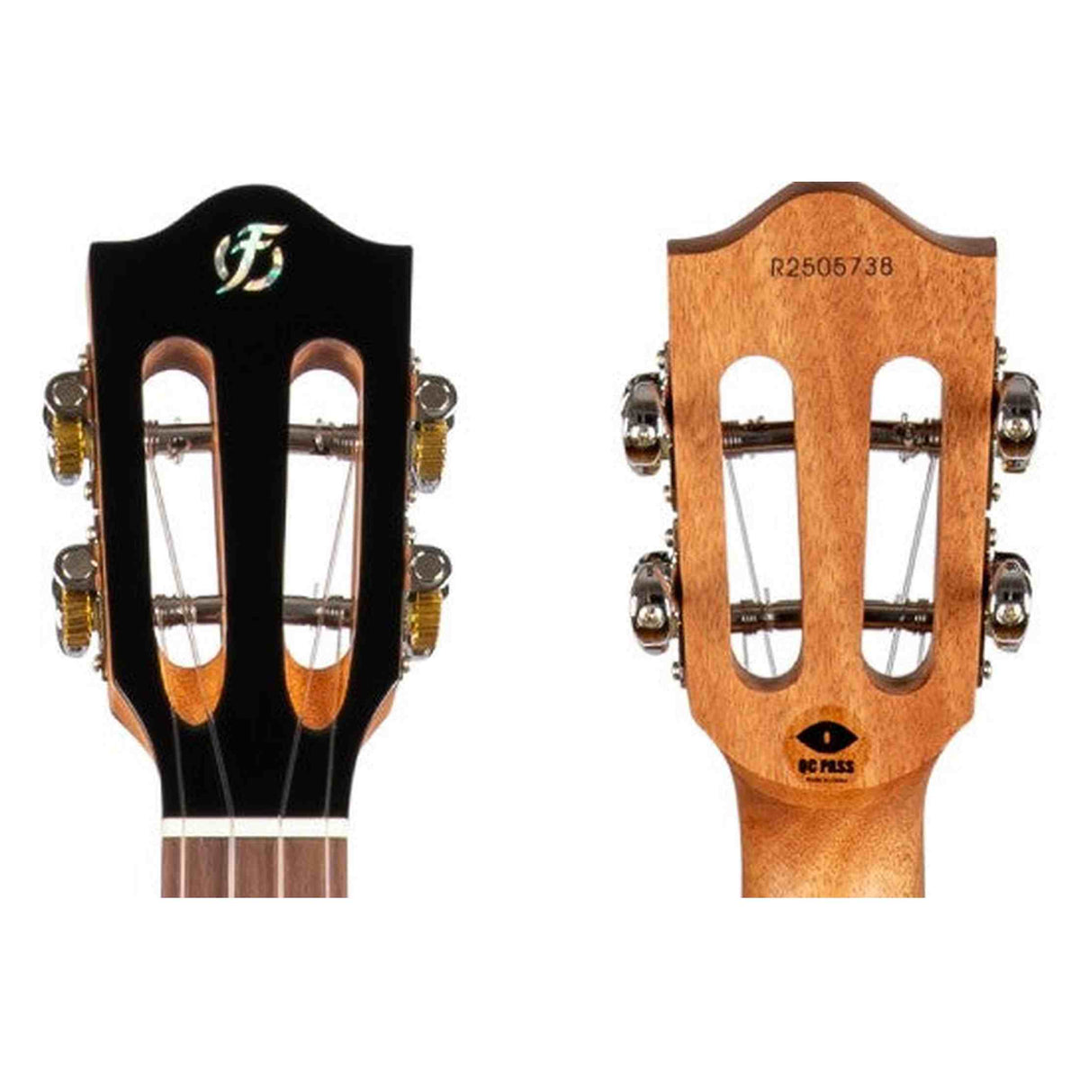 Flight Iris Concert Calantas Ukulele met Solid Calantas Top, Mahogany Body en Fluorocarbon Snaren