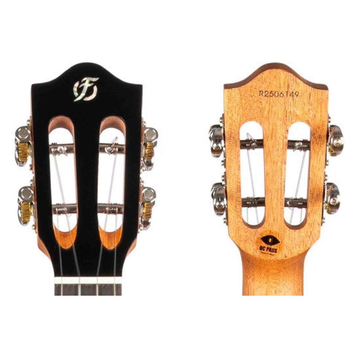 Flight Iris Tinta Tenor TPP Ukulele met All Solid Mahogany Body, Rosewood Toets en Fluorocarbon Snaren, Transparent Purple