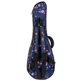 Flight FUB-S-SAKURA Gevoerde Gigbag voor Soprano Ukulele met Sakura Design en Accessoirevak