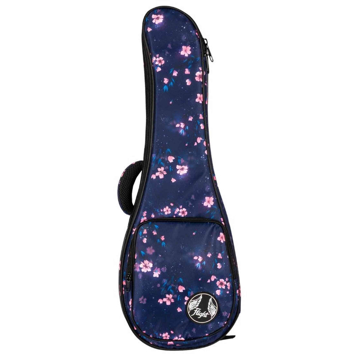 Flight FUB-C-SAKURA Gevoerde Gigbag voor Concert Ukulele met Sakura Design en Accessoirevak