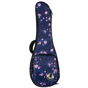 Flight FUB-C-SAKURA Gevoerde Gigbag voor Concert Ukulele met Sakura Design en Accessoirevak
