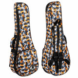 Flight FUB-C-CATS Gevoerde Gigbag voor Concert Ukulele met Cats Design en Accessoirevak