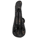 Flight FUB-C-GALAXY Gevoerde Gigbag voor Concert Ukulele met Galaxy Design en Accessoirevak