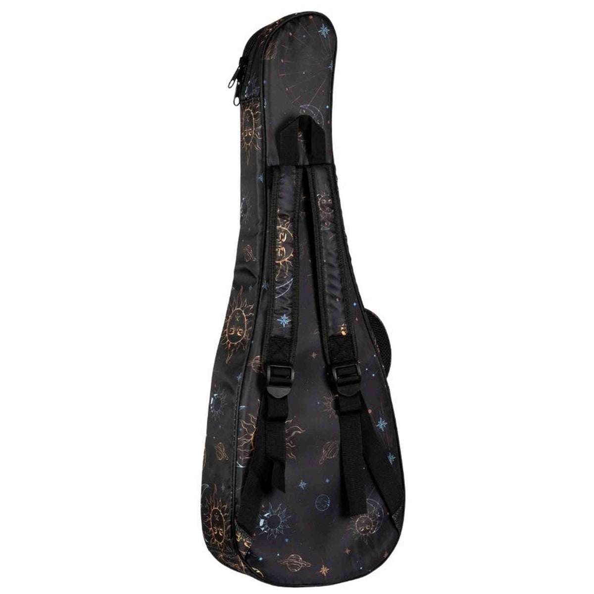 Flight FUB-T-GALAXY Gevoerde Gigbag voor Tenor Ukulele met Galaxy Design en Accessoirevak