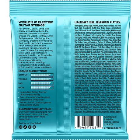 Ernie Ball 3228 Mighty Slinky elektrische gitaarsnaren 3-pack 0085-040