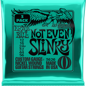 Ernie Ball 3626 Not Even Slinky elektrische gitaarsnaren 3-pack 012-056